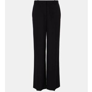 The Row Encore Wool Flared Wide-Leg Pants in Black NWT Women's Size 6